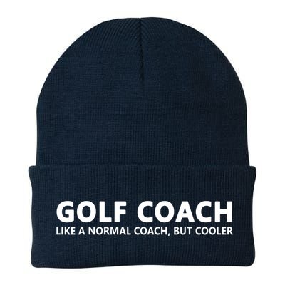 Funny Golf Coach Definition Golf Coach Knit Cap Winter Beanie