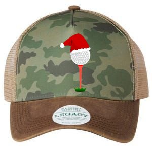 Funny Golfing Christmas Holiday Golf Ball Legacy Tie Dye Trucker Hat