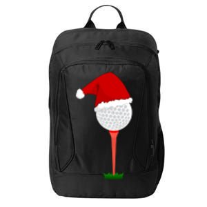 Funny Golfing Christmas Holiday Golf Ball City Backpack