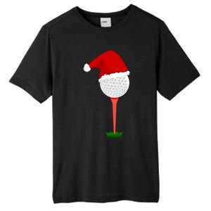 Funny Golfing Christmas Holiday Golf Ball Tall Fusion ChromaSoft Performance T-Shirt