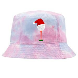 Funny Golfing Christmas Holiday Golf Ball Tie-Dyed Bucket Hat