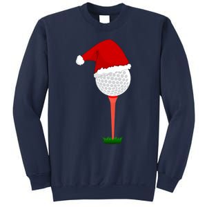 Funny Golfing Christmas Holiday Golf Ball Sweatshirt