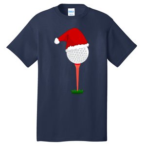 Funny Golfing Christmas Holiday Golf Ball Tall T-Shirt