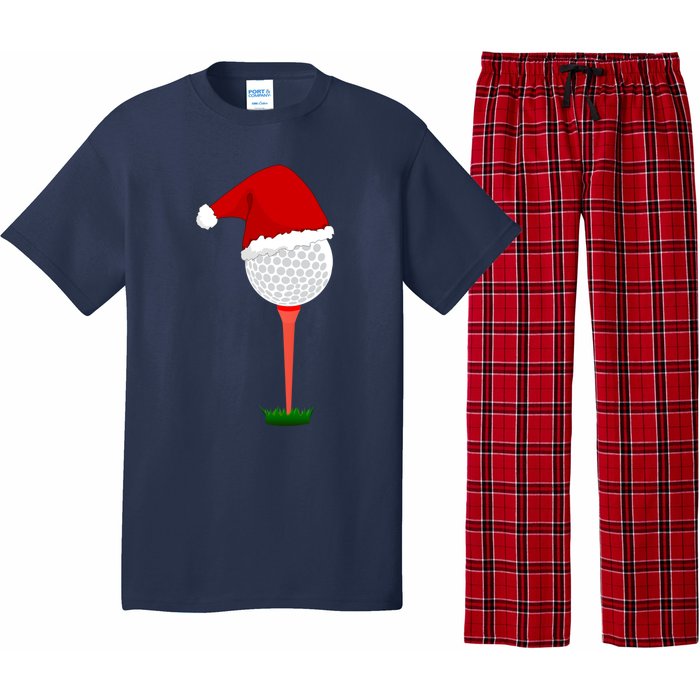 Funny Golfing Christmas Holiday Golf Ball Pajama Set