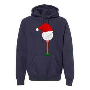 Funny Golfing Christmas Holiday Golf Ball Premium Hoodie