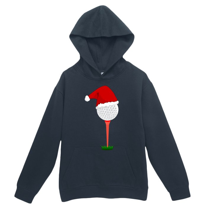 Funny Golfing Christmas Holiday Golf Ball Urban Pullover Hoodie