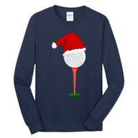 Funny Golfing Christmas Holiday Golf Ball Tall Long Sleeve T-Shirt