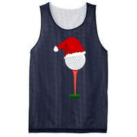 Funny Golfing Christmas Holiday Golf Ball Mesh Reversible Basketball Jersey Tank