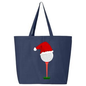 Funny Golfing Christmas Holiday Golf Ball 25L Jumbo Tote