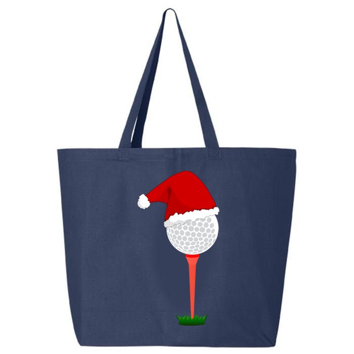 Funny Golfing Christmas Holiday Golf Ball 25L Jumbo Tote