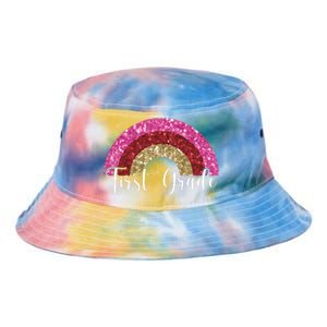 First Grade Cute Rainbow Back To School Tie Dye Newport Bucket Hat