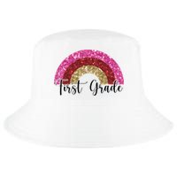 First Grade Cute Rainbow Back To School Cool Comfort Performance Bucket Hat