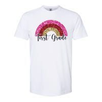 First Grade Cute Rainbow Back To School Softstyle® CVC T-Shirt