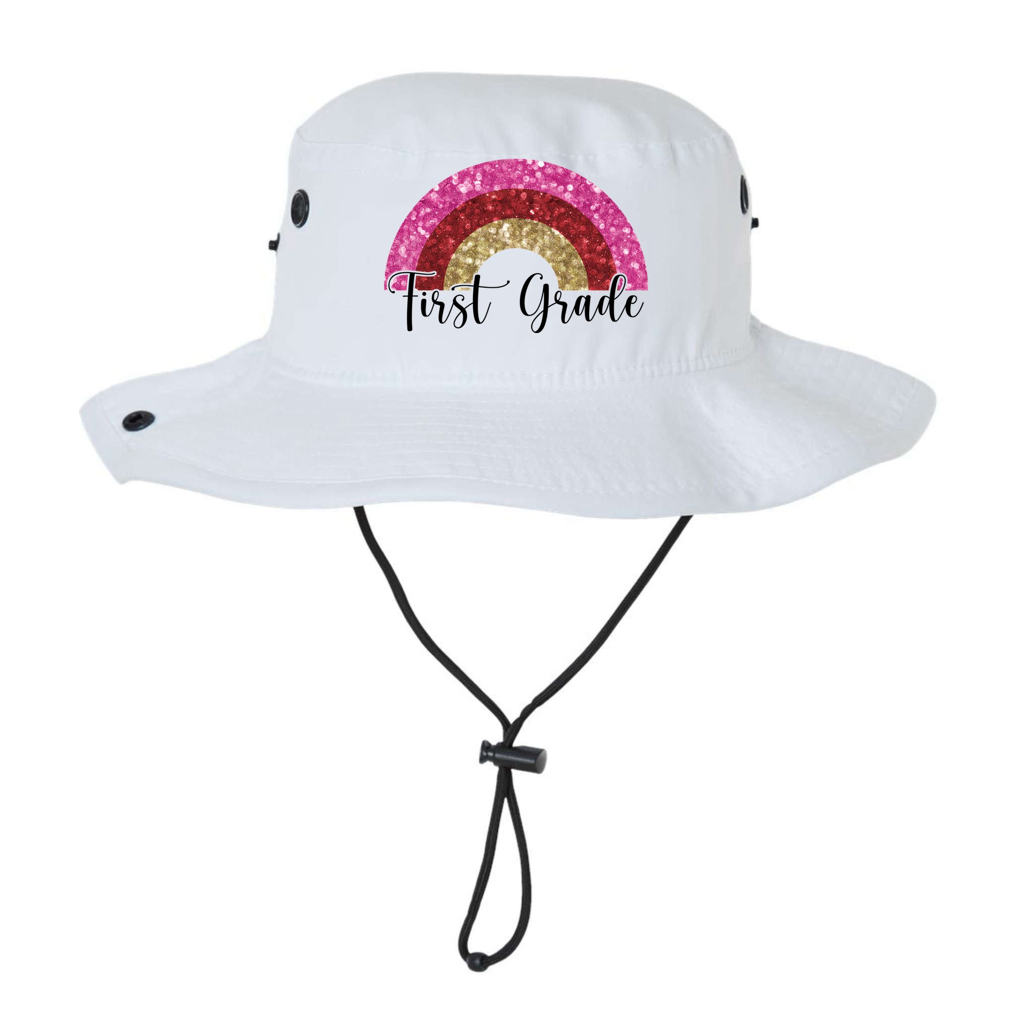 First Grade Cute Rainbow Back To School Bucket Hat