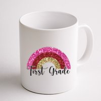 First Grade Cute Rainbow Back To School Coffee Mug