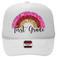 First Grade Cute Rainbow Back To School Trucker Hat