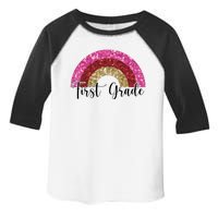 First Grade Cute Rainbow Back To School Toddler Fine Jersey T-Shirt