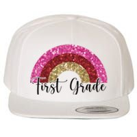 First Grade Cute Rainbow Back To School Wool Snapback Cap