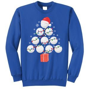 Funny Golfing Christmas Tree Christmas Golf Ball Golfer Funny Gift Sweatshirt