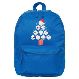 Funny Golfing Christmas Tree Christmas Golf Ball Golfer Funny Gift 16 in Basic Backpack