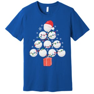 Funny Golfing Christmas Tree Christmas Golf Ball Golfer Funny Gift Premium T-Shirt