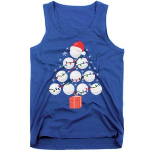 Funny Golfing Christmas Tree Christmas Golf Ball Golfer Funny Gift Tank Top