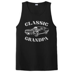 Funny Grandpa Classic Car Graphic PosiCharge Competitor Tank