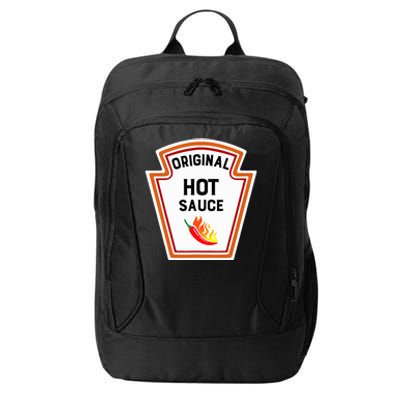 Funny Group Condiments Halloween Costume Original Hot Sauce City Backpack