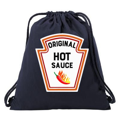 Funny Group Condiments Halloween Costume Original Hot Sauce Drawstring Bag