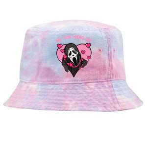 Funny Ghost Calling Halloween Costume No You Hang Up Gift Tie-Dyed Bucket Hat