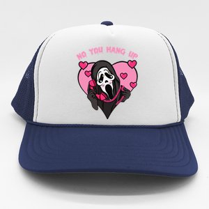 Funny Ghost Calling Halloween Costume No You Hang Up Gift Trucker Hat