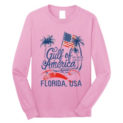 Florida Gulf Coast Of America Donald Trump Long Sleeve Shirt