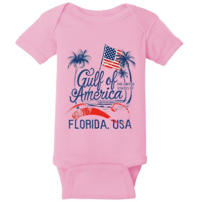 Florida Gulf Coast Of America Donald Trump Baby Bodysuit