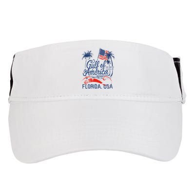 Florida Gulf Coast Of America Donald Trump Adult Drive Performance Visor