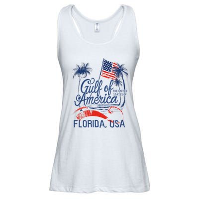 Florida Gulf Coast Of America Donald Trump Ladies Essential Flowy Tank