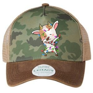 Funny Goat Christmas Dabbing Great Gift Legacy Tie Dye Trucker Hat