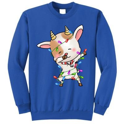 Funny Goat Christmas Dabbing Great Gift Tall Sweatshirt