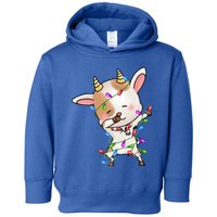 Funny Goat Christmas Dabbing Great Gift Toddler Hoodie