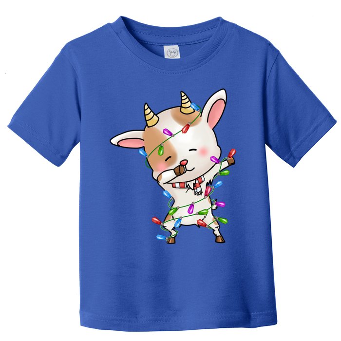 Funny Goat Christmas Dabbing Great Gift Toddler T-Shirt