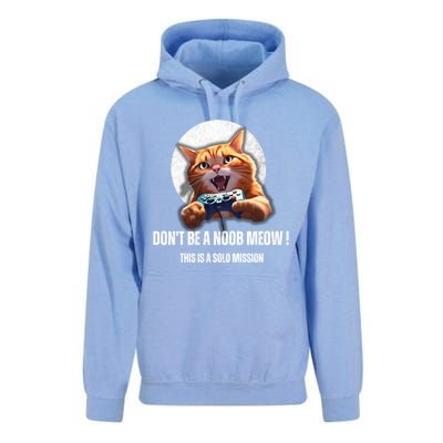 Funny Gamer Cat With Controller For Cat Lovers And Video Gamer Gift Unisex Surf Hoodie