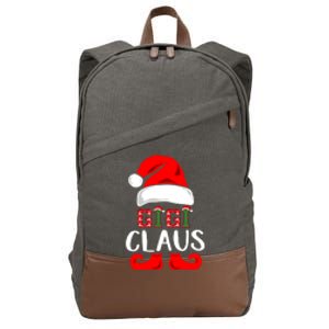 Funny Gigi Claus Gift Christmas Famiy Matching Pajamas Cool Gift Cotton Canvas Backpack