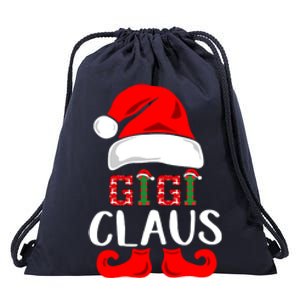 Funny Gigi Claus Gift Christmas Famiy Matching Pajamas Cool Gift Drawstring Bag