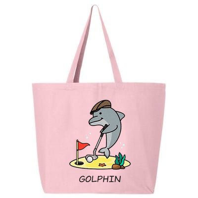 Funny GolphinS Cool Dolphin Quote Golf 25L Jumbo Tote