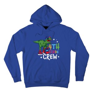 Fourth Grade Crew T Rex Cute 4Th Grade Gift Hoodie