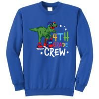 Fourth Grade Crew T Rex Cute 4Th Grade Gift Sweatshirt