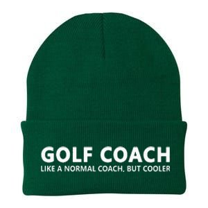 Funny Golf Coach Definition Golf Coach Knit Cap Winter Beanie