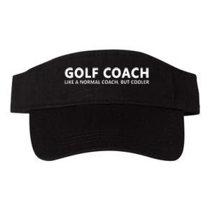 Funny Golf Coach Definition Golf Coach Valucap Bio-Washed Visor