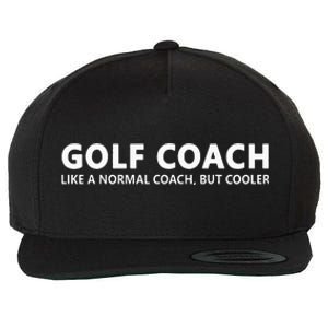 Funny Golf Coach Definition Golf Coach Wool Snapback Cap