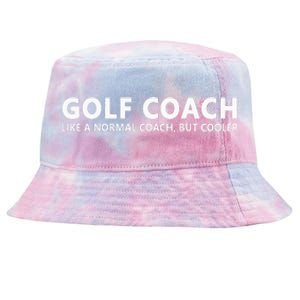 Funny Golf Coach Definition Golf Coach Tie-Dyed Bucket Hat