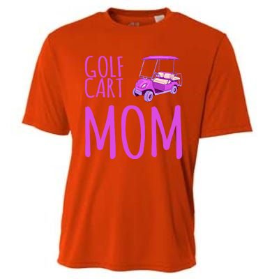 Funny Golf Cart Mom Saying Gift Cooling Performance Crew T-Shirt